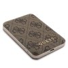 Zestaw Guess GUBPM5P15L4GEMGW iPhone15 Pro 6.1 hardcase + Powerbank 5000mAh MagSafe brązowy/brown 4G Metal Logo